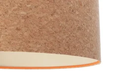 Hängelampe rund Ø 60 cm Modern Kork E27 Esstisch