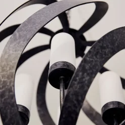 Hängelampe rund Ø50 cm 4x E14 Outdoor Terrasse