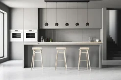 Hängelampe Schwarz 160 cm lang H: max. 2 m 5-flammig GU10