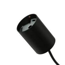 Hängelampe Schwarz GU10 Ø 20,5 cm Metall Retro Design