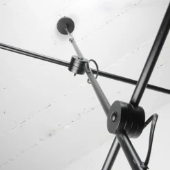 Hängelampe Schwarz Industrial Design verstellbar E27