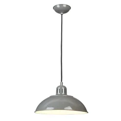 Hängelampe SECRETER Grau Ø30cm Bauhaus Lampe