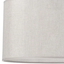 Hängelampe Stoff in Silber Ø 35 cm verstellbar Modern E27