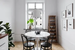 Hängelampe Stoffschirm B: 35cm H: max. 120cm E27 Schwarz Weiß