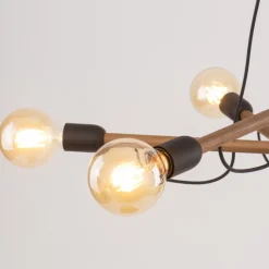 Hängelampe verstellbar L: 93 cm H: max. 160 cm für 6x E27