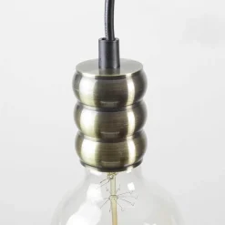 Hängelampe verstellbar Vintage E27 in Bronze