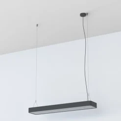 Hängelampe warmweiß T8 LED 3000 K 2300 lm Aluminium B: 93,5 cm