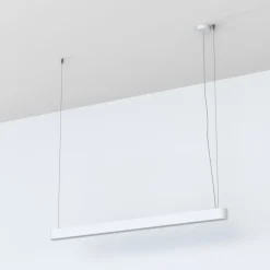 Hängelampe Weiß 3000 K 3200 lm T8 LED verstellbar B: 125 cm