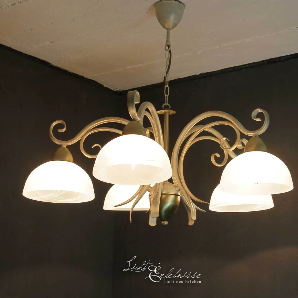 Hängeleuchte AURORA WHITE Ø74cm 5-flmg