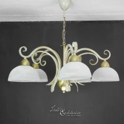 Hängeleuchte AURORA WHITE Ø74cm 5-flmg