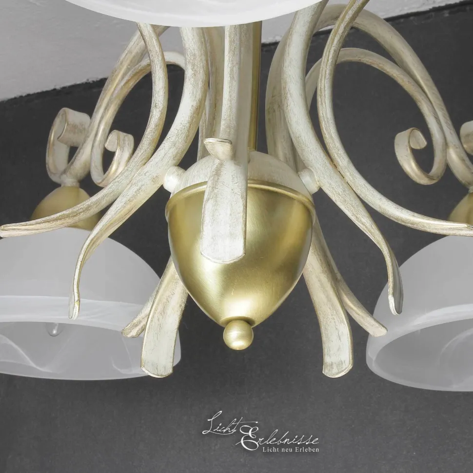 Hängeleuchte AURORA WHITE Ø74cm 5-flmg