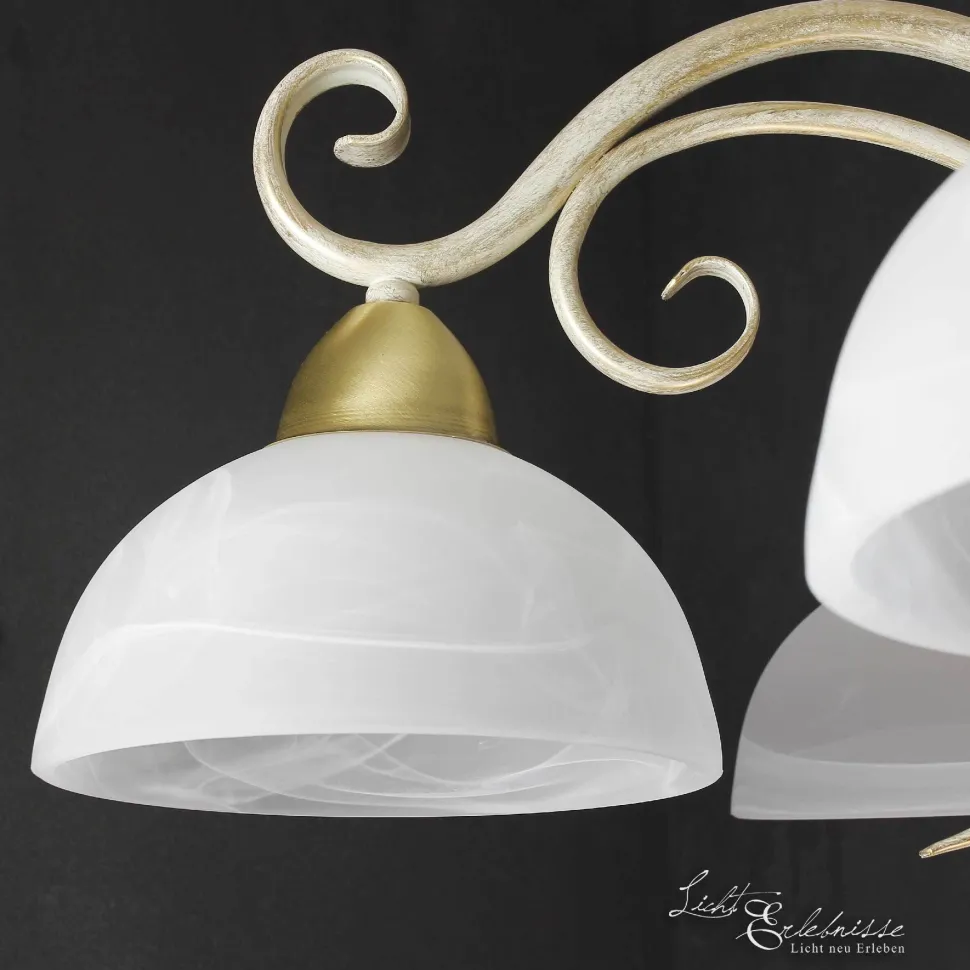 Hängeleuchte AURORA WHITE Ø74cm 5-flmg