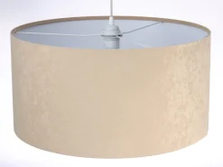 Hängeleuchte AYLMER Beige Weiß Retro rund Esstisch