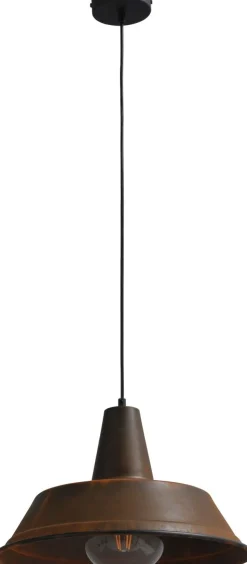 Hängeleuchte Braun Antik Ø35cm Handarbeit PRATO