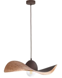 Hängeleuchte E27 Braun Kupfer Esstisch MUNYA