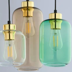 Hängeleuchte Esstisch Glas 3-flammig E27 elegant