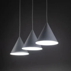 Hängeleuchte 3-flammig Metall L: 75 cm Weiß E27 CODY