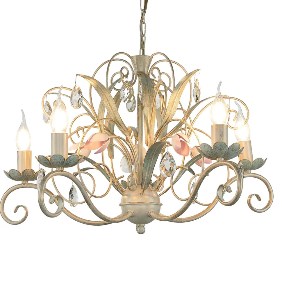 Hängeleuchte Floral Ø62cm 5-flmg