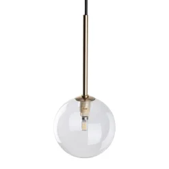 Hängeleuchte Glas Kugel Ø 12 cm schmal höhenverstellbar