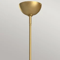 Hängeleuchte Glas Metall 96,8 cm breit 3-flammig E27