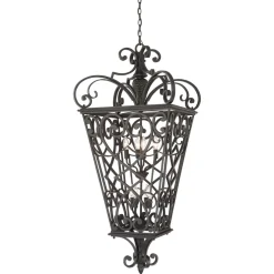 Hängeleuchte GOTICA 3 Schwarz 8-flmg kürzbar Lampe