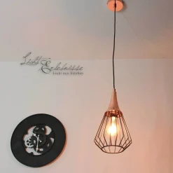 Hängeleuchte in Kupfer