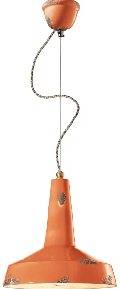 Hängeleuchte Keramik E27 rund Ø 35 cm H: max. 133 cm