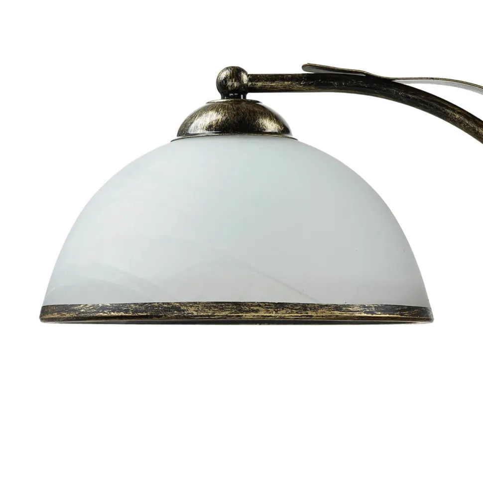 Hängeleuchte KORFU in Messing Antik 5-flmg