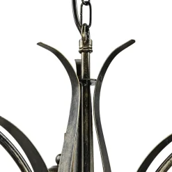 Hängeleuchte KORFU in Messing Antik 3-flmg