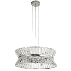 Hängeleuchte Kristall Ø 50 cm rund 7x G9 Jugendstil