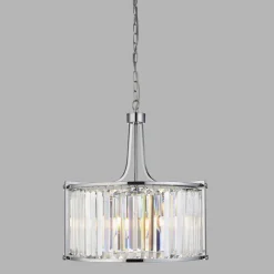 Hängeleuchte Kristall rund Ø 50 cm 5x E14 Art Déco