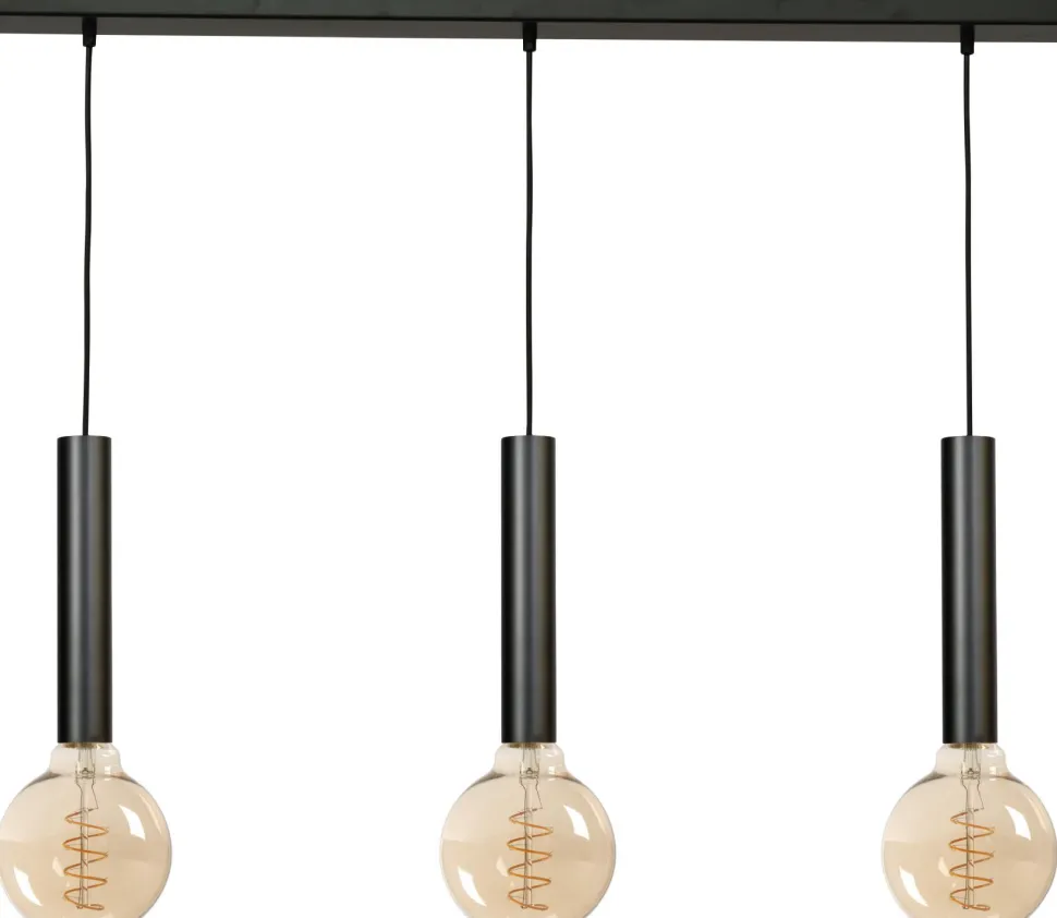 Hängeleuchte länglich Metall 3-flammig für E27 Esstisch