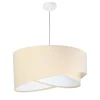 Hängeleuchte MADAN Creme Weiß rund Ø50cm