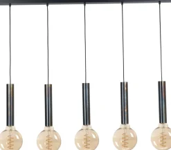 Hängeleuchte Metall für E27 Schwarz Öl-Effekt ESJA