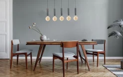 Hängeleuchte Metall für E27 Schwarz Öl-Effekt ESJA