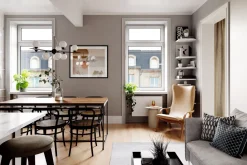 Hängeleuchte Metall Glas B: 100 cm H: max. 160 cm 10x G9