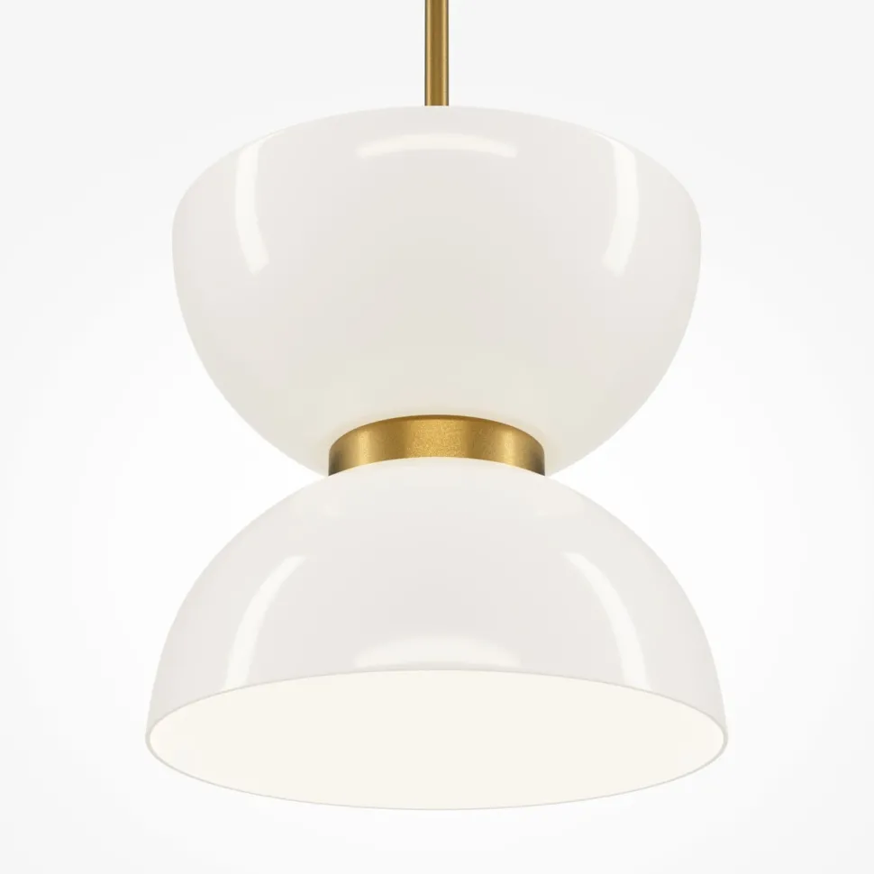 Hängeleuchte Metall Glas LED D: 22 cm H: max. 350 cm