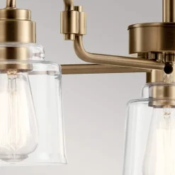 Hängeleuchte Metall Glas Vintage verstellbare Höhe