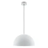 Hängeleuchte Metall rund D: 35 cm H: max. 320 cm Weiß