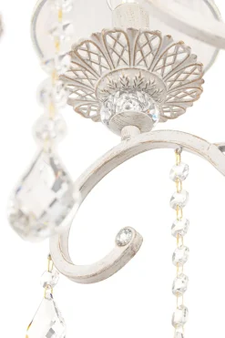 Hängeleuchte Metall Stoff 72 cm breit H: max. 119 cm