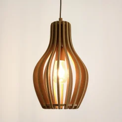 Hängeleuchte Modern in Holz Optik