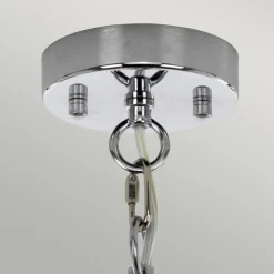 Hängeleuchte Modern Metall Kristall E27 BERSIVA