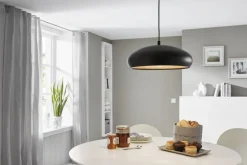 Hängeleuchte Mogano 1 Schwarz Ø40cm