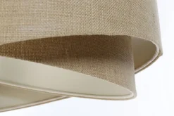 Hängeleuchte Natur E27 rund D: 45 cm Modern Boho