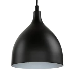 Hängeleuchte NOAK in Schwarz 3-flmg