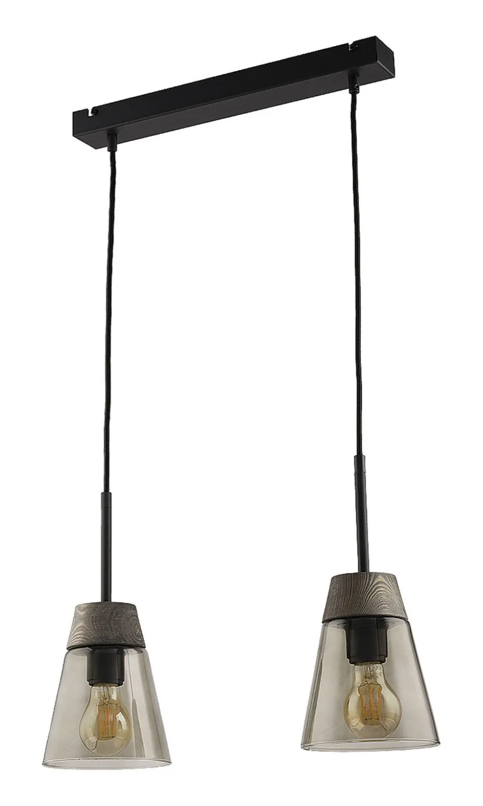 Hängeleuchte Rauch Glas ARAVAE Esstisch Wohnzimmer