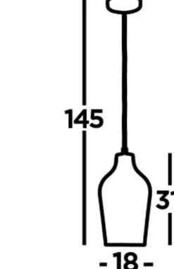 Hängeleuchte Rauchglas E27 Ø 17,5 cm Chrom Grau BRODY