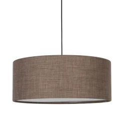 Hängeleuchte rund Ø 50 cm Jute H: max. 110 cm 3x E27