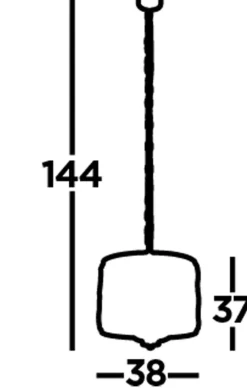Hängeleuchte rund Ø 38 cm Kristall in Chrom Klar 3x E27