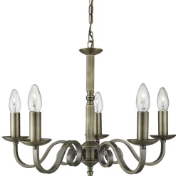 Hängeleuchte rustikal 5-flmg.